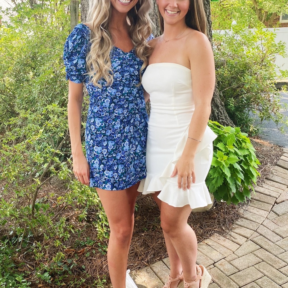 Blue Floral Dress